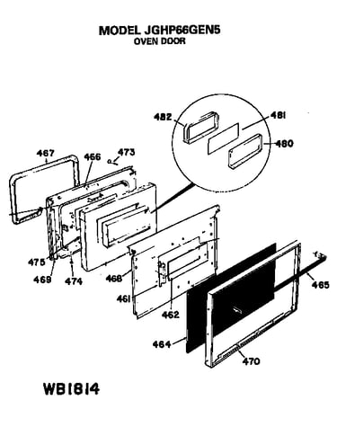 Oven door