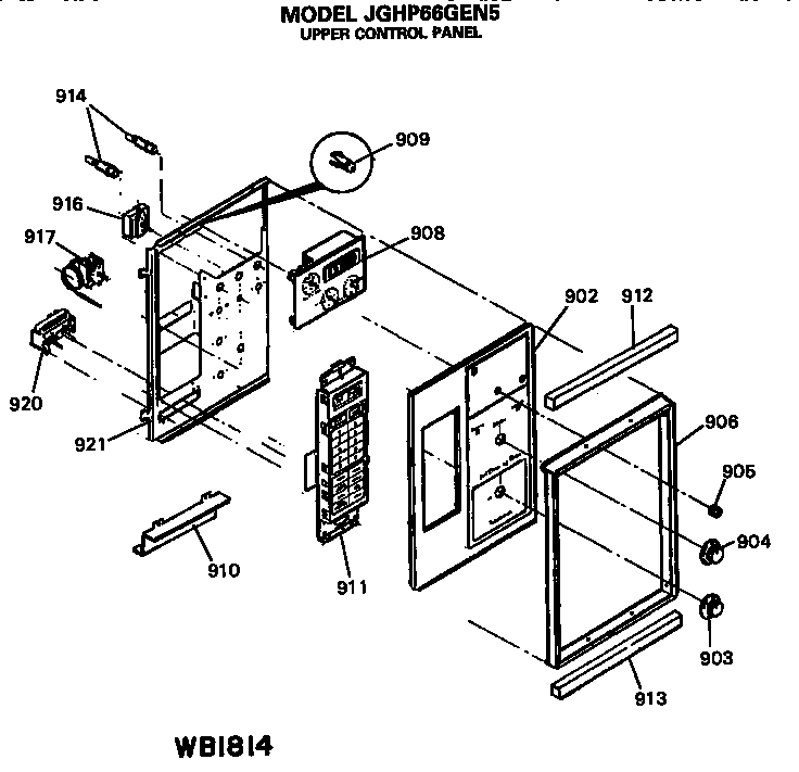 UPPER CONTROL PANEL