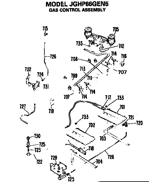 GAS CONTROL ASSEMBLY