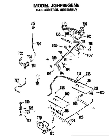Gas control assembly