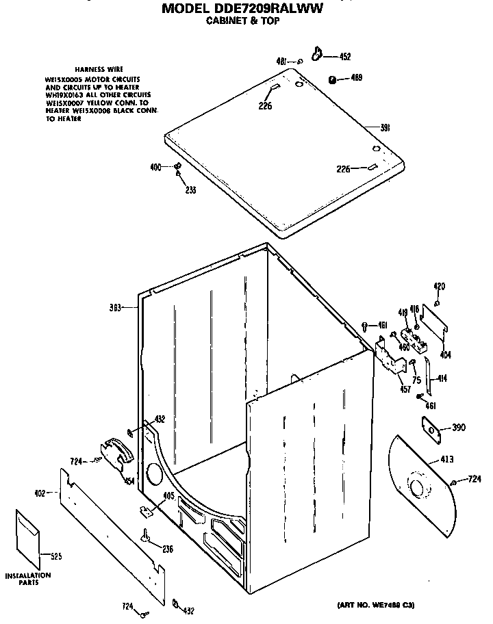 Parts diagram