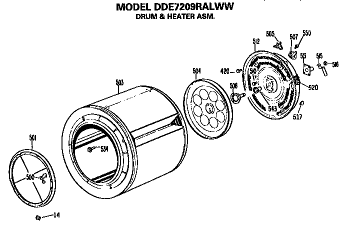 Parts diagram