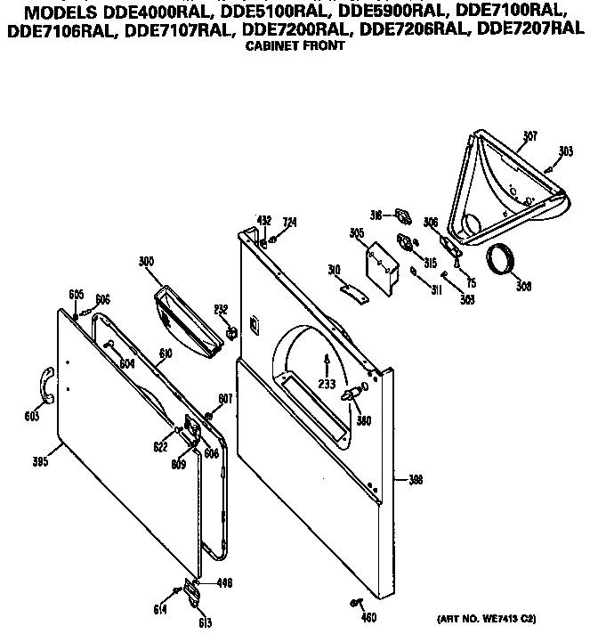 Cabinet front