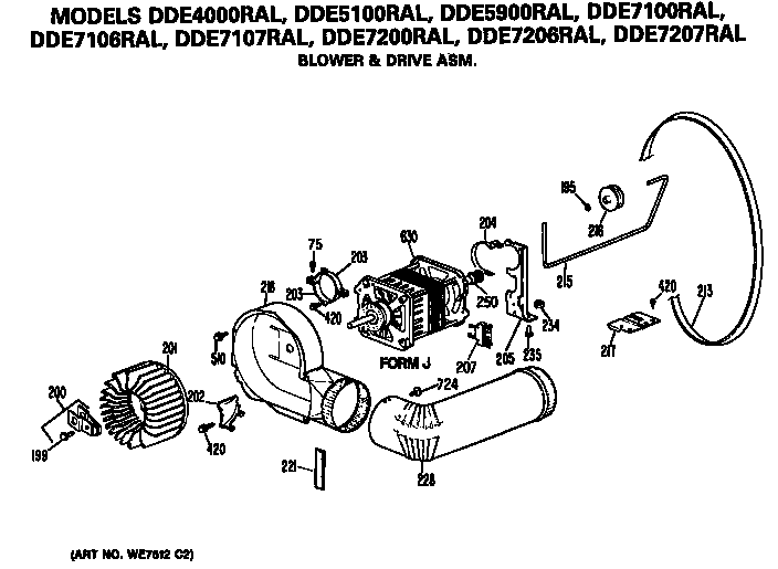 Blower and drive