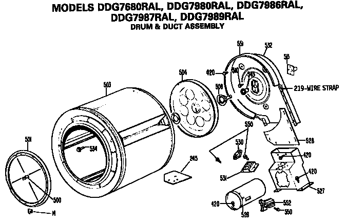 Drum and duct