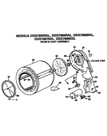 Drum and duct