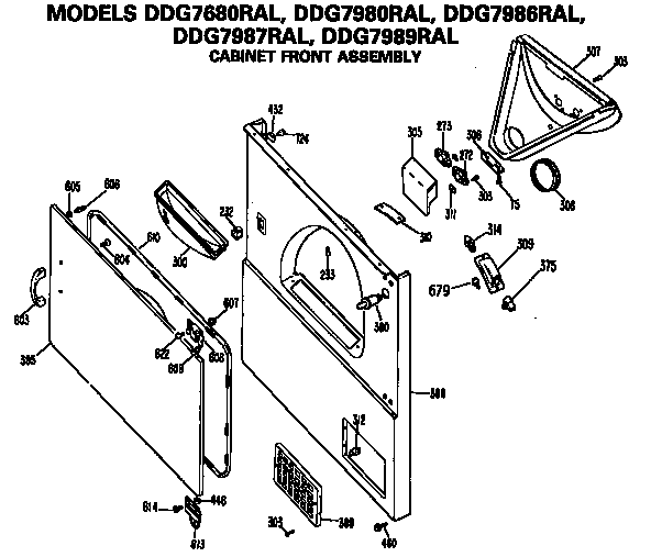 Cabinet front