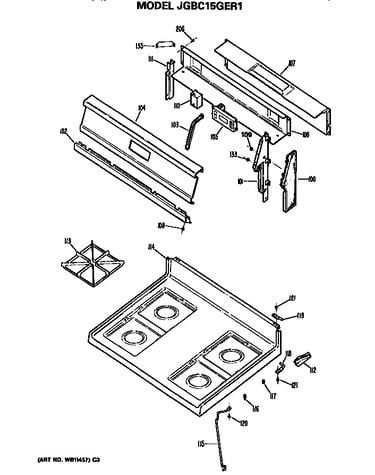 Cooktop and backsplash