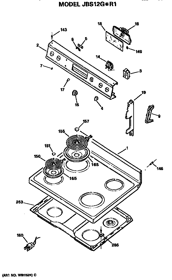 Cooktop/control