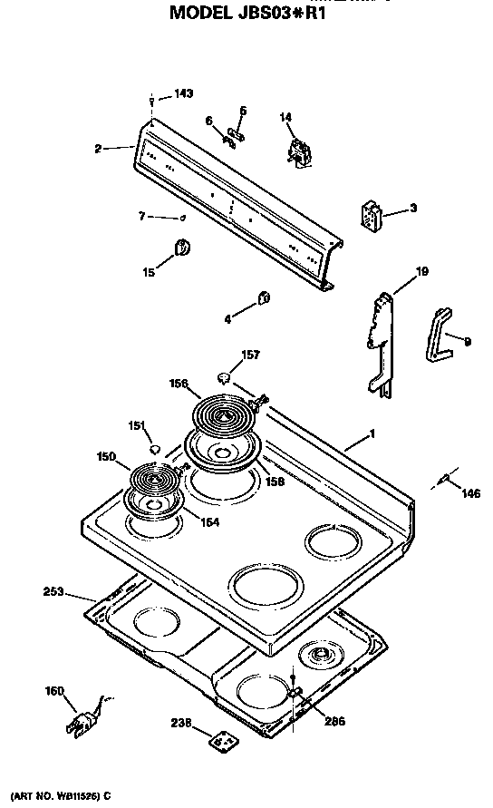Cooktop/control