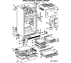 GE TBX16ZPBRWH cabinet diagram