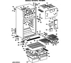 GE TBX16DPDRAD cabinet diagram