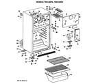 GE TBX14SPGRWH cabinet diagram