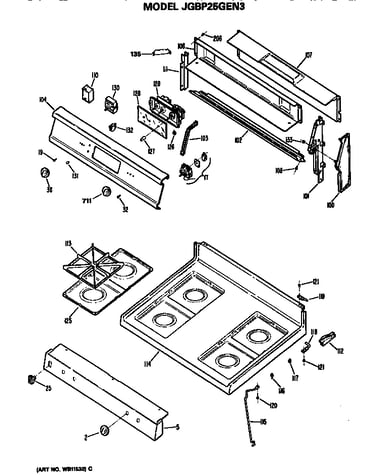 Cooktop and backsplash