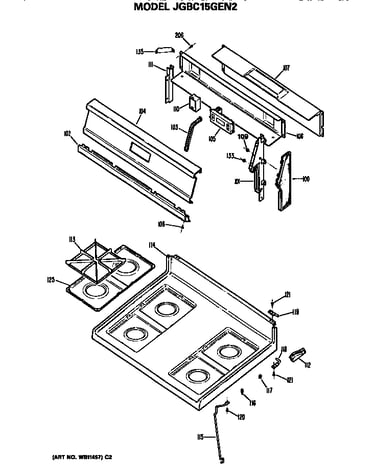Cooktop and backsplash
