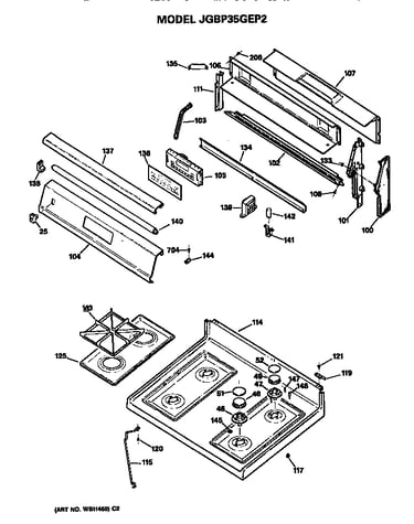 Control and cooktop