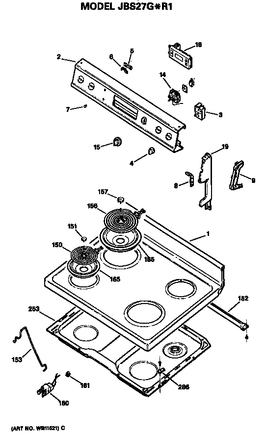 Cooktop/control