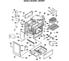 GE JB576GR1 main body diagram