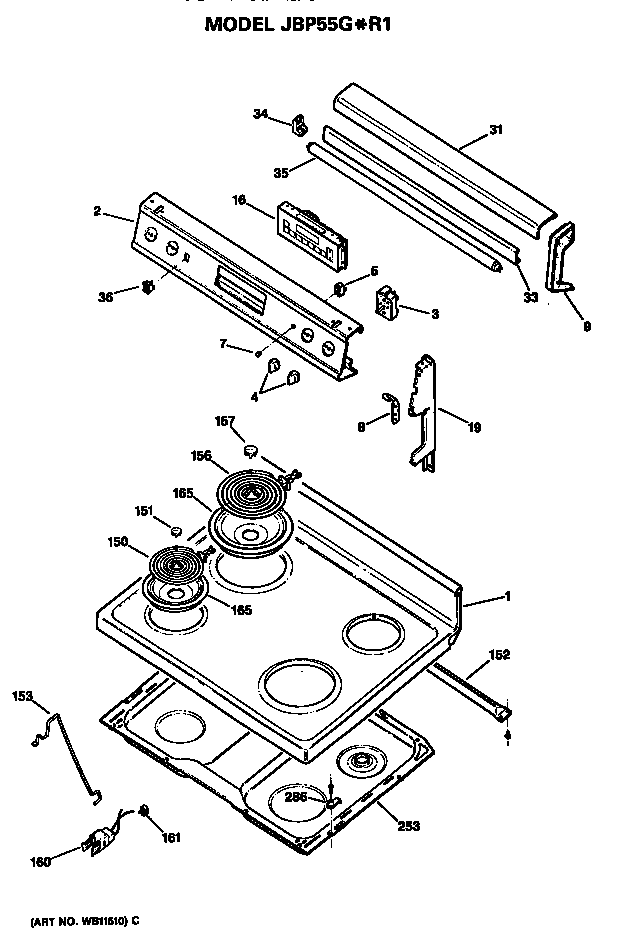 Cooktop/control