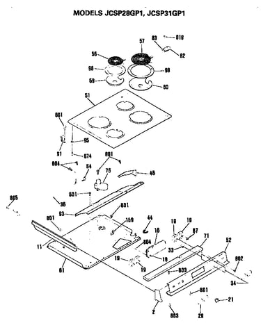 Cooktop/control