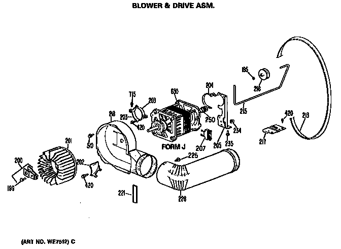 Blower and drive
