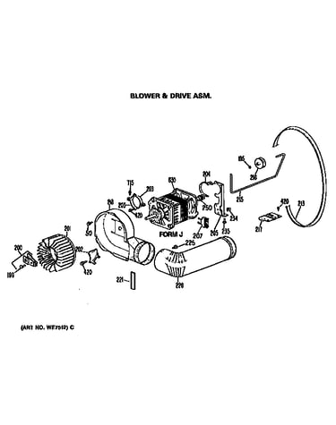 Blower and drive