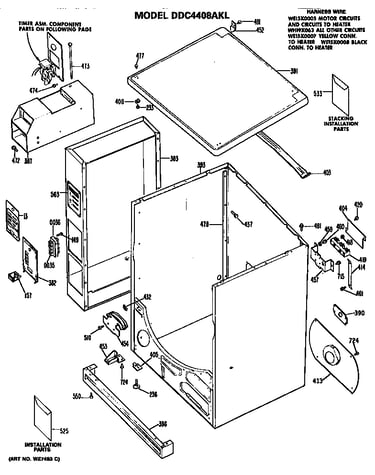 Cabinet for ddc4408akl
