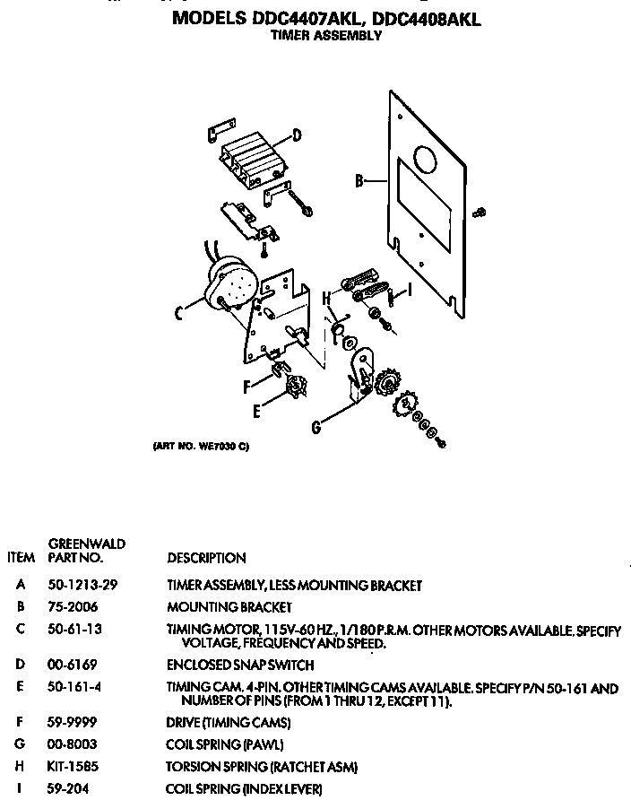 Timer assembly