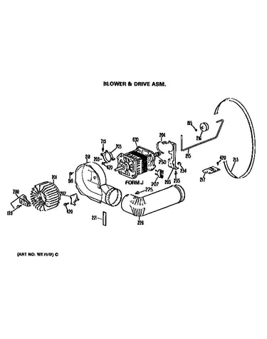 Blower and drive