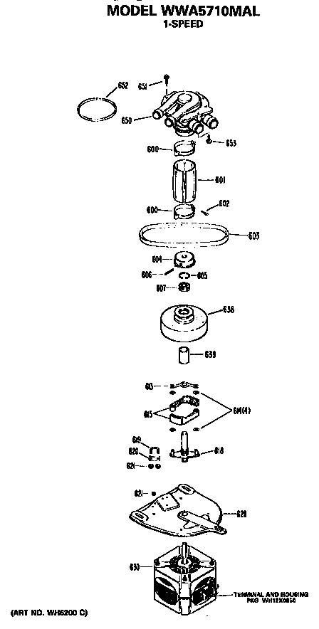 1 speed motor