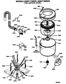 Tubs, agitator and air bell