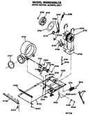 Motor,blower and belt