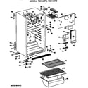 GE TBE14SPHRAD cabinet diagram