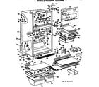 GE TBX22RPFRAD cabinet diagram