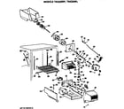 GE TBX22RPFLAD freezer section diagram