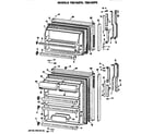 GE TBE16ZPDRWH doors diagram