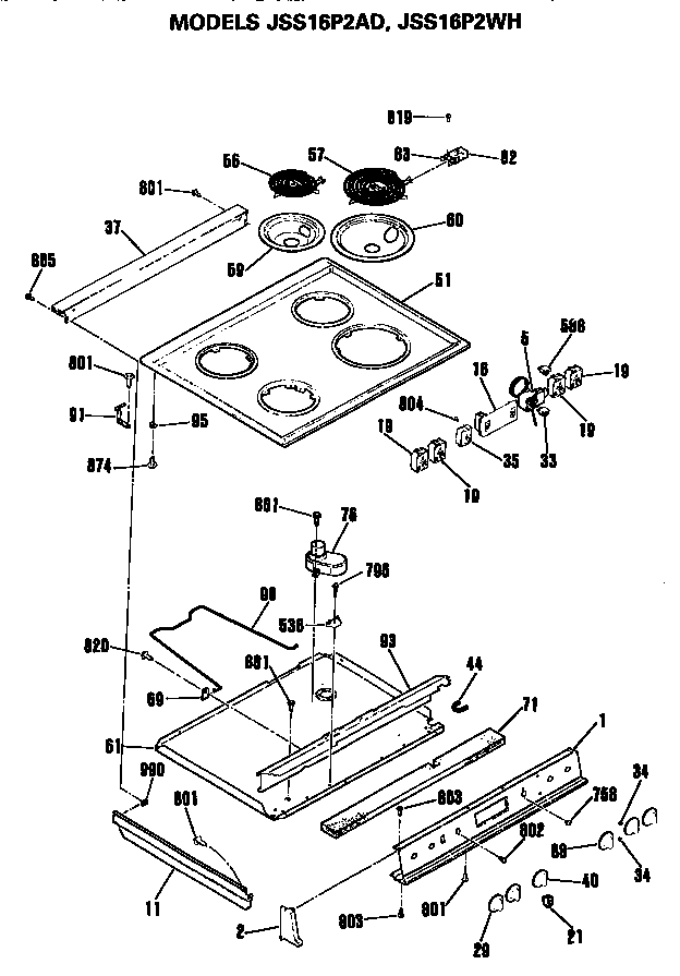 TOP AND CONTROLS