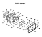 GE JB579GR1 door diagram