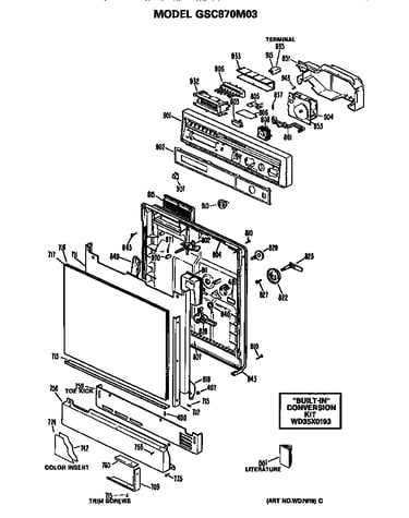 Front/control panel