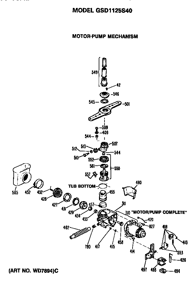 Motor/pump