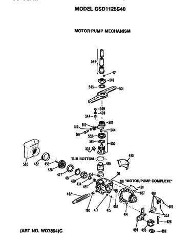 Motor/pump