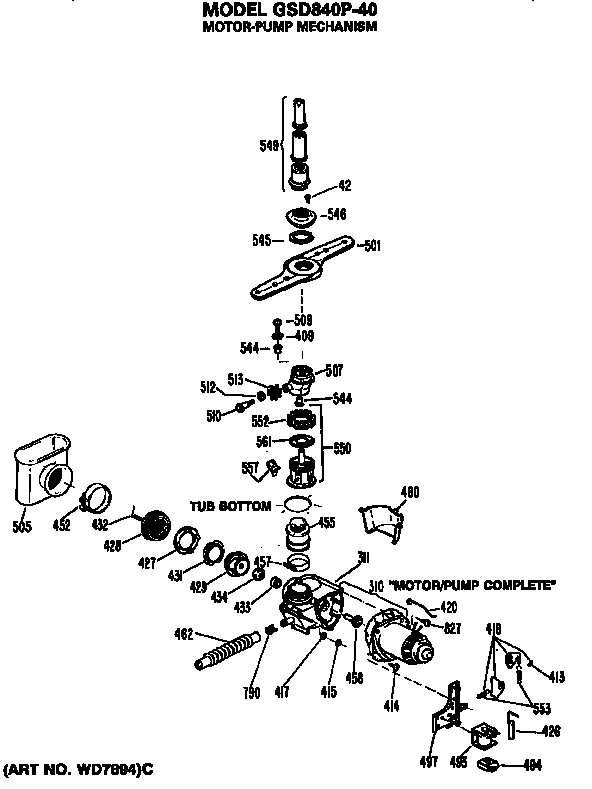 Motor/pump