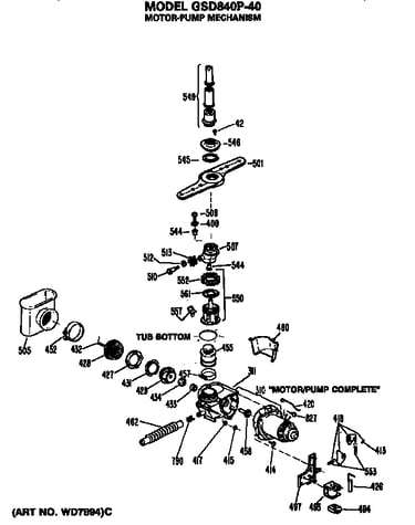 Motor/pump