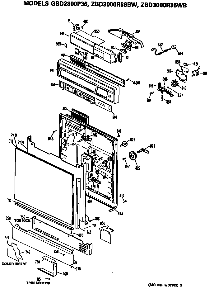 FRONT/CONTROL PANEL