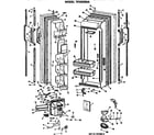 GE TFH22RNA doors diagram