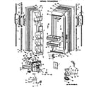 GE TFCW22RNA doors diagram