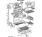 GE TBX18DPBRAD cabinet diagram