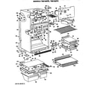 GE TBE18ZPERWH cabinet diagram