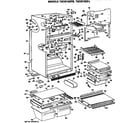 GE TBCW19ZPBRWH cabinet diagram