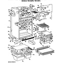 GE TBC19ZPBRWH cabinet diagram